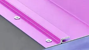 تركيب ألواح جدران ببروفايل شبه منحرف ذات تثبيت مخفي