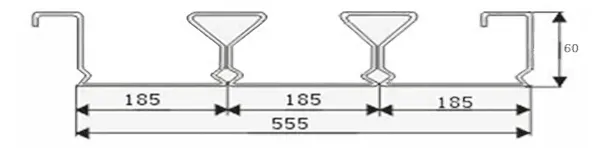 ألواح أرضيات معدنية