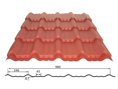 قرميد سقف معدني