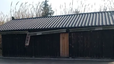 قرميد سقف معدني مطلية بألوان ذات طراز عتيق