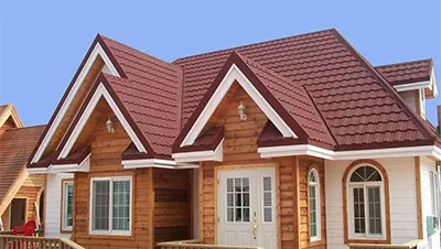 قرميد سقف معدني ذو مظهر حجري