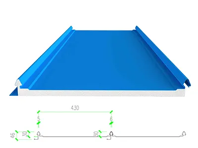ألواح سقف ساندوتش بانل