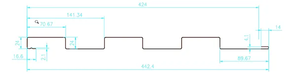 ألواح جدران معدنية