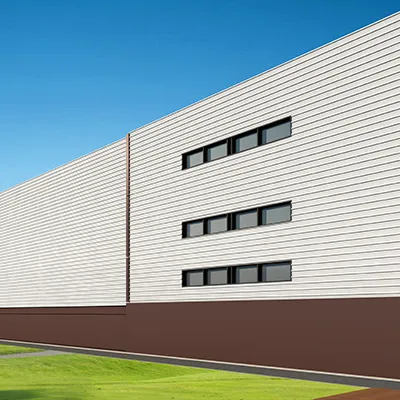 ألواح جدران معدنية مطلية